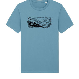 T-shirt "Queyras Hautes Alpes" Bleu